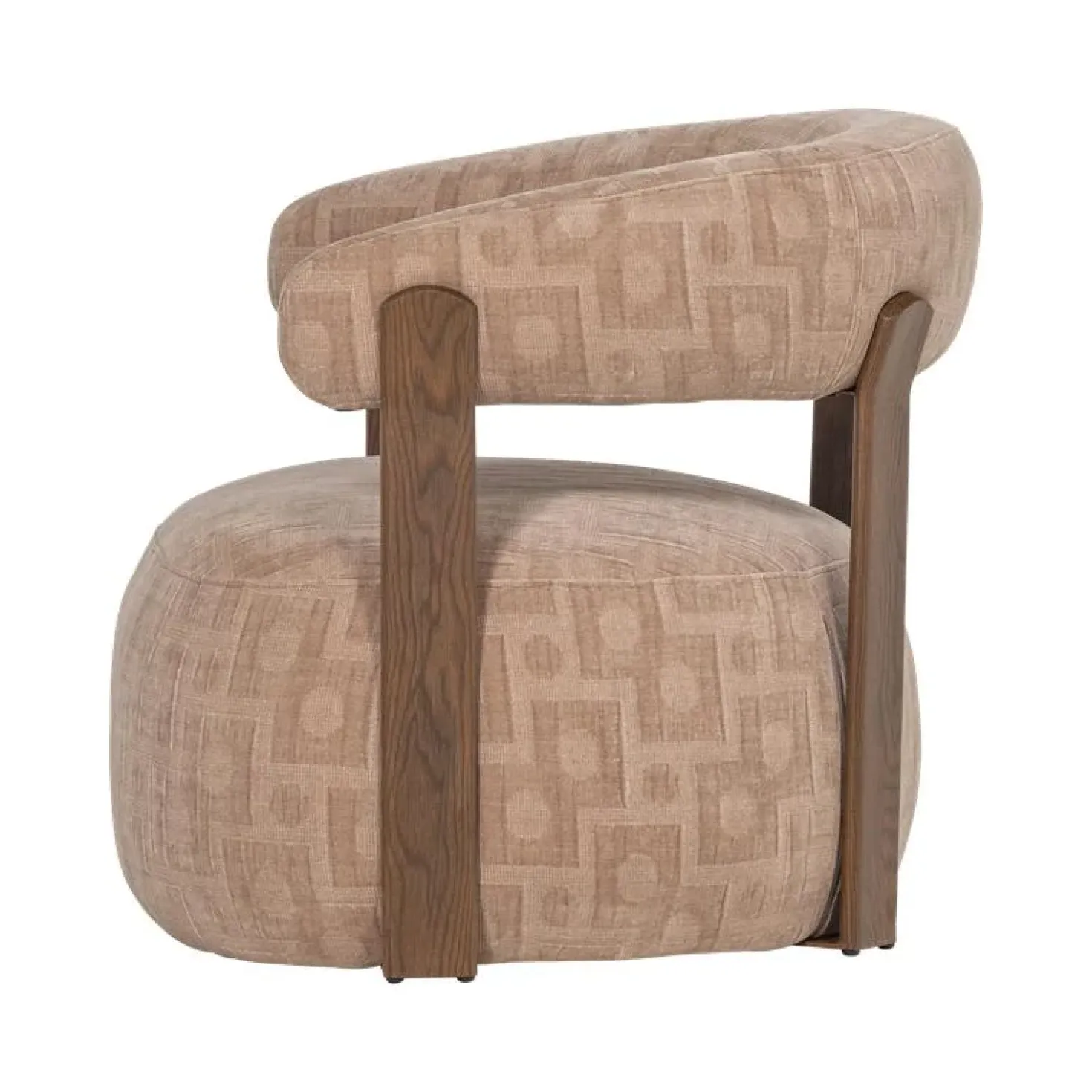 Foon Fauteuil Structuurstof Zand