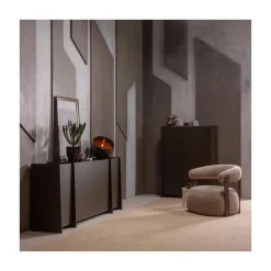 Foon Fauteuil Structuurstof Zand