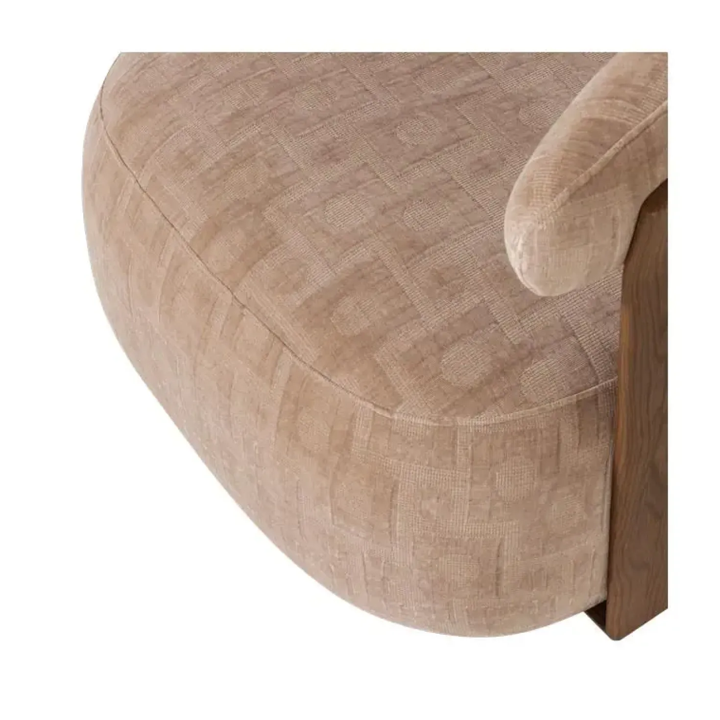 Foon Fauteuil Structuurstof Zand