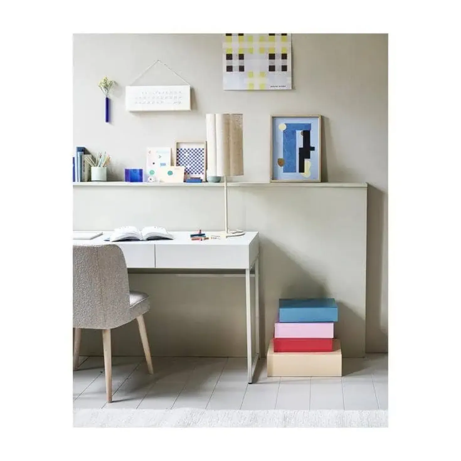 Force Eetkamerstoel boucle grijs