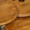 Franklin salontafel set van 3 naturel