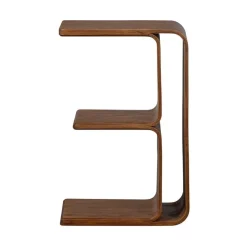 Frey Multifunctionele bijzettafel multiplex bruin 60cm