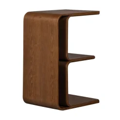 Frey Multifunctionele bijzettafel multiplex bruin 60cm