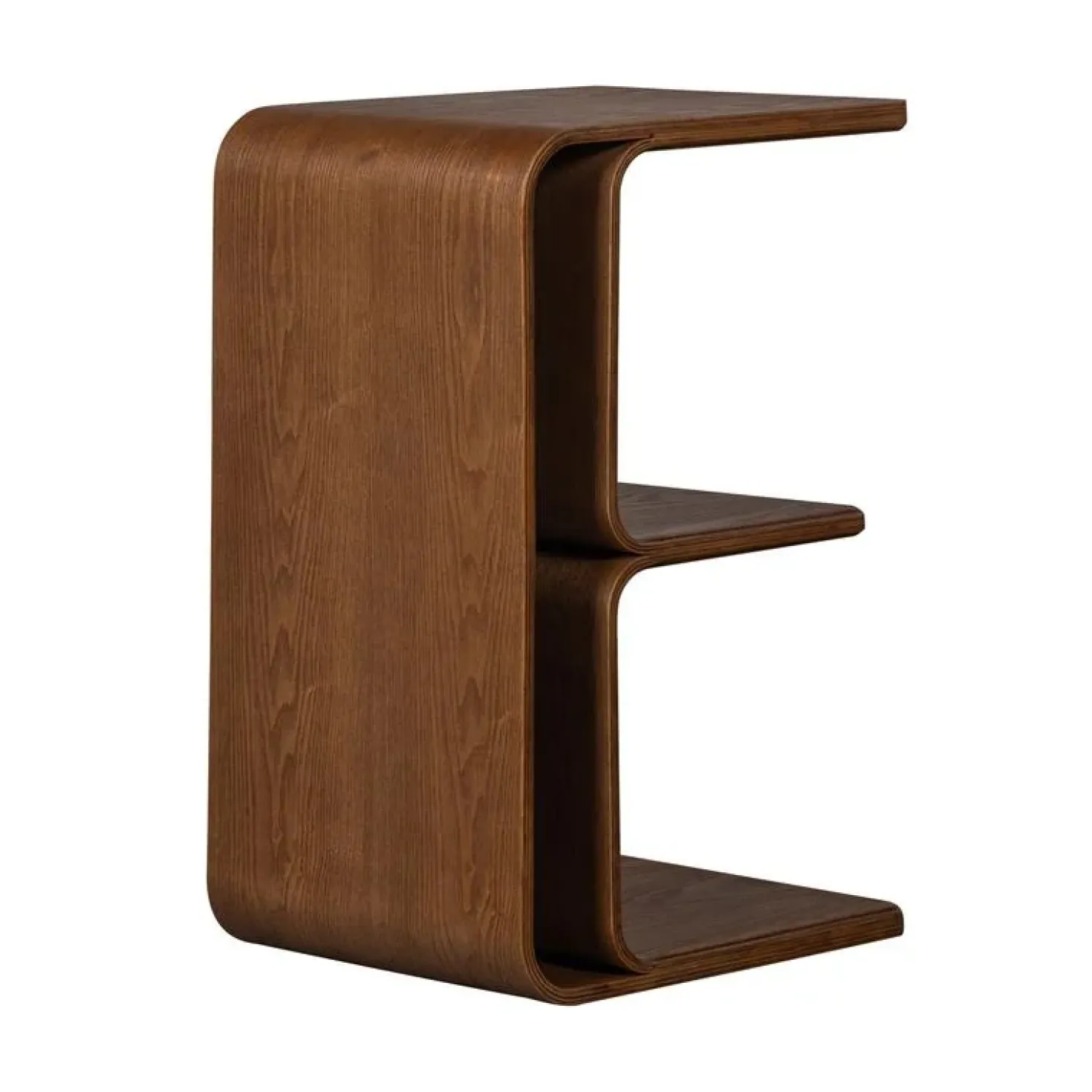 Frey Multifunctionele bijzettafel multiplex bruin 60cm