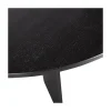 Fries Eettafel rond eiken blacknight 129cm