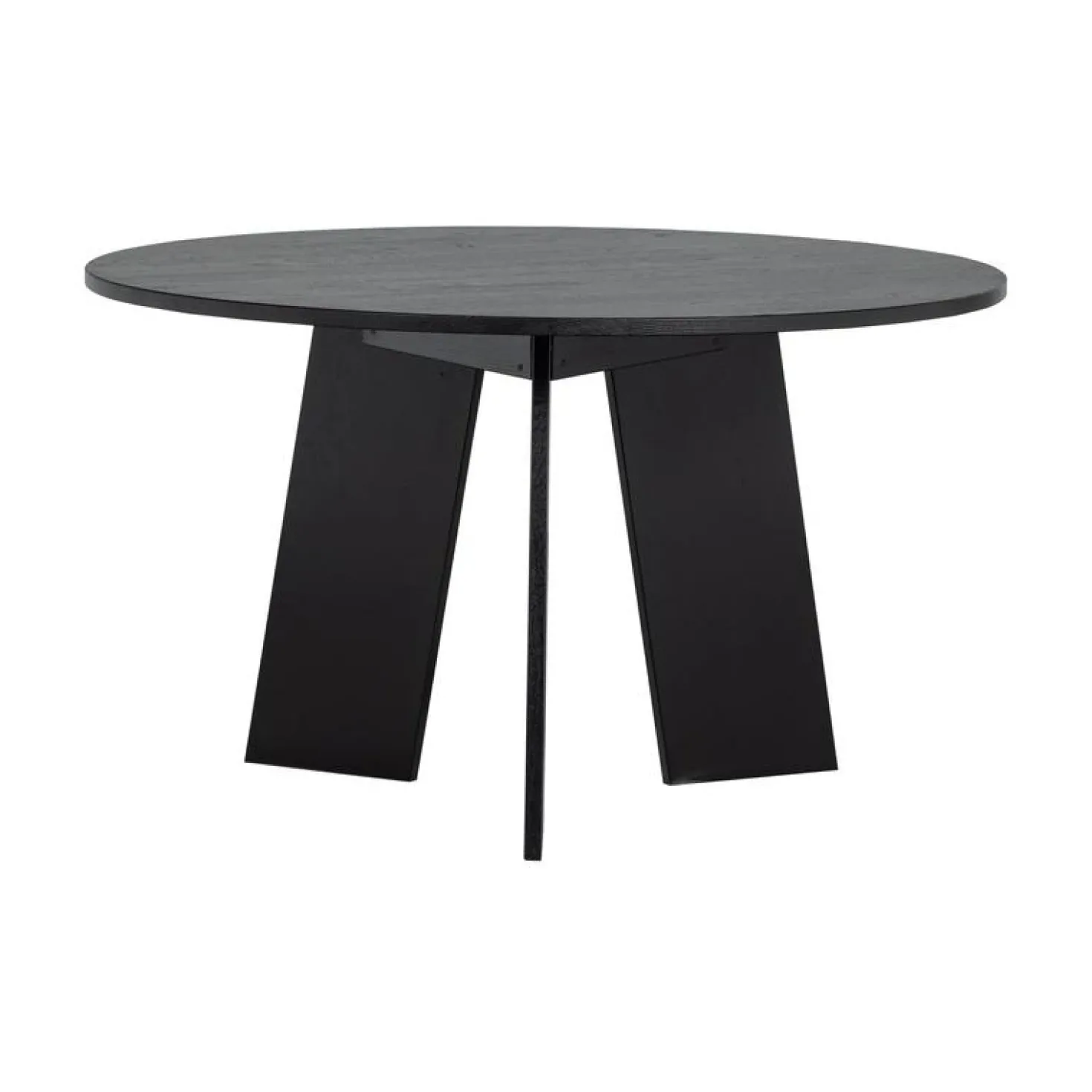 Fries Eettafel rond eiken blacknight 129cm