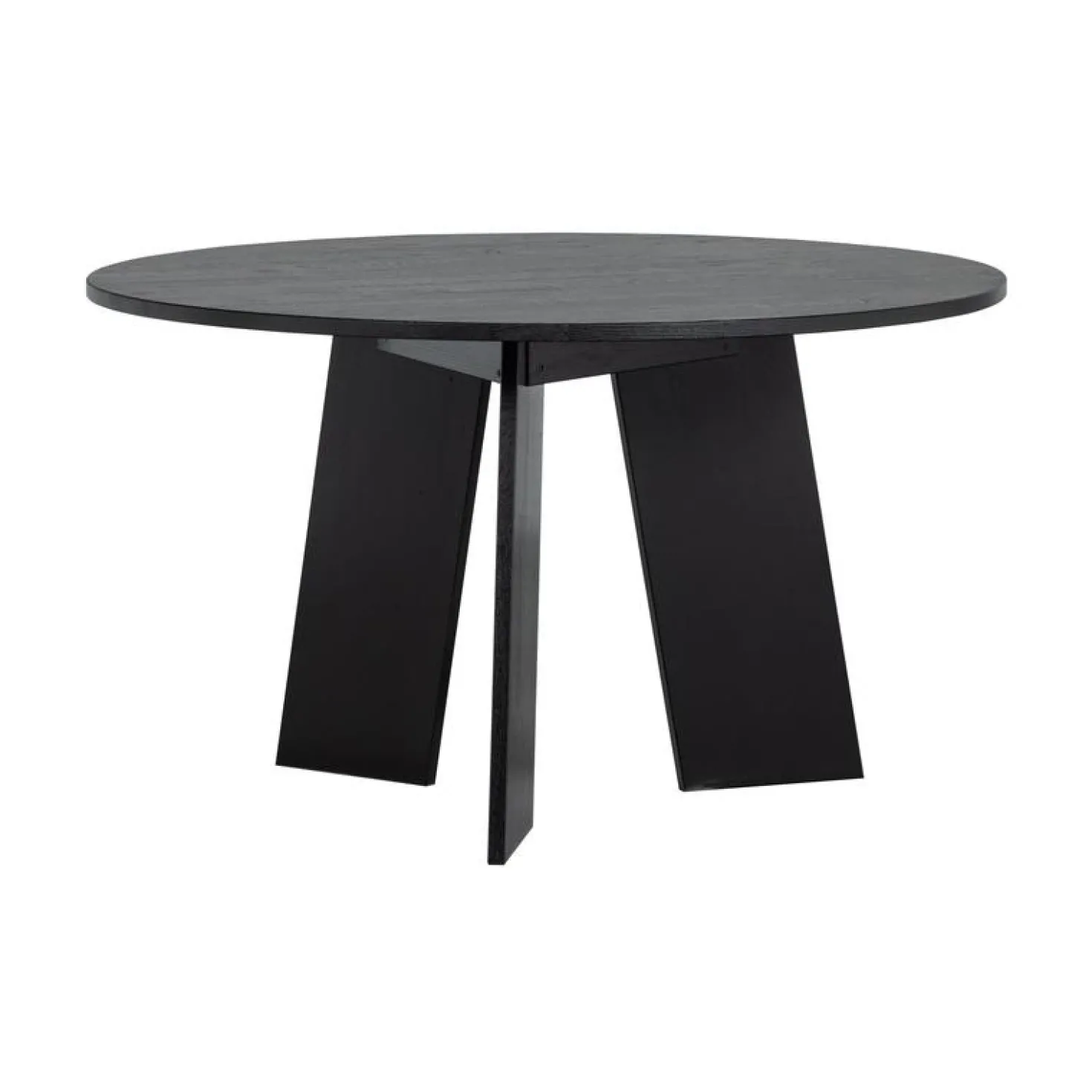 Fries Eettafel rond eiken blacknight 129cm
