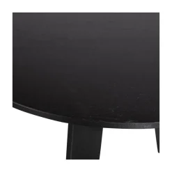 Fries Eettafel rond eiken blacknight 129cm