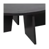 Fries Salontafel eiken blacknight 90cm