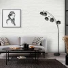 Gabriella 5-lichts Booglamp Smoke Glas
