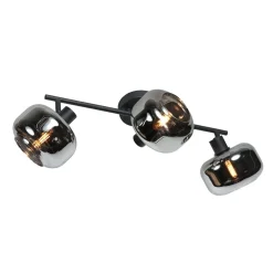 Gabriella 3-lichts Plafondlamp Smoke Glas