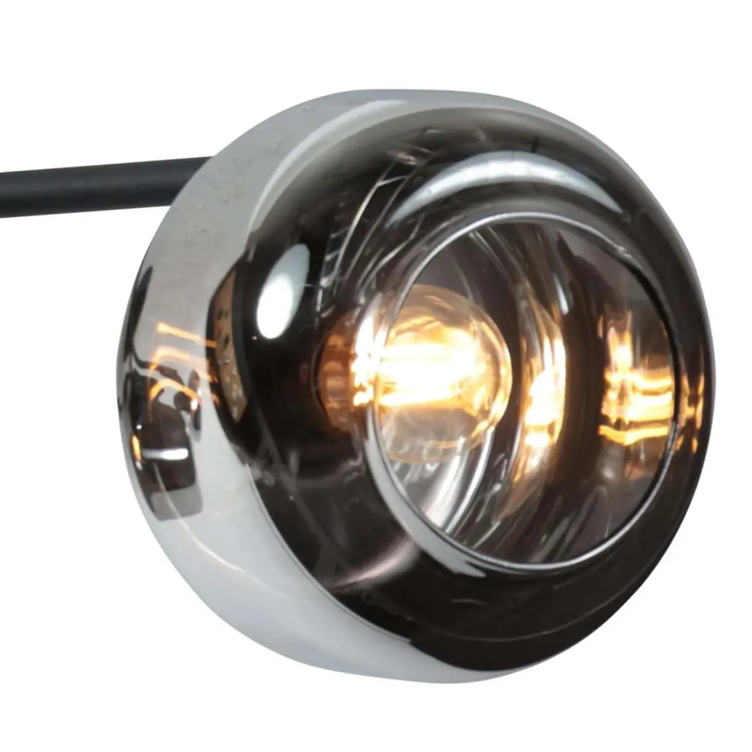 Gabriella 3-lichts Plafondlamp Smoke Glas