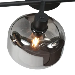 Gabriella 3-lichts Plafondlamp Smoke Glas