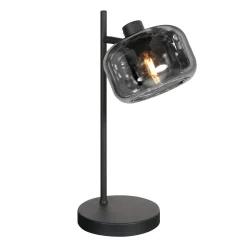 Gabriella 1-lichts Tafellamp Smoke Glas