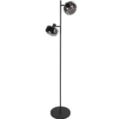 Gabriella 2-lichts Vloerlamp Smoke Glas