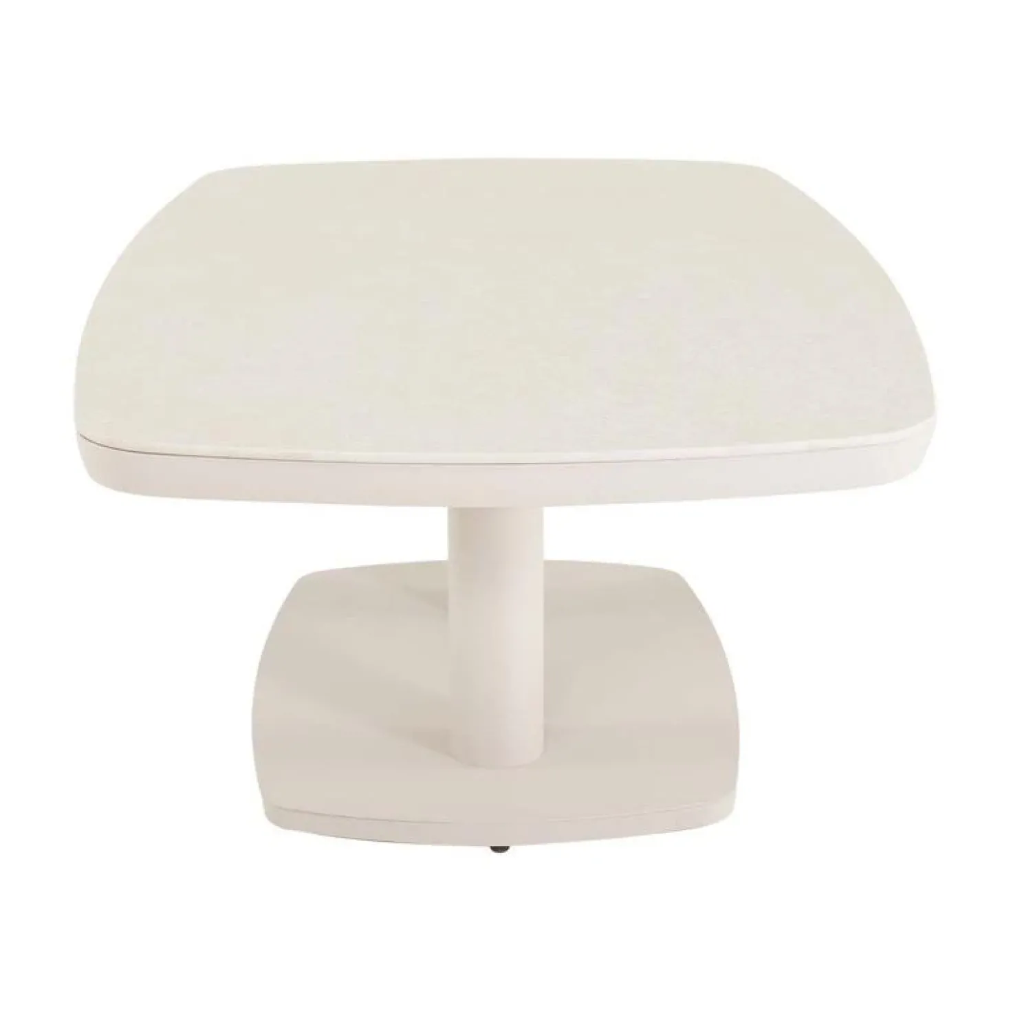 Geneva Loungetafel verstelbaar Deens ovaal beige 135cm