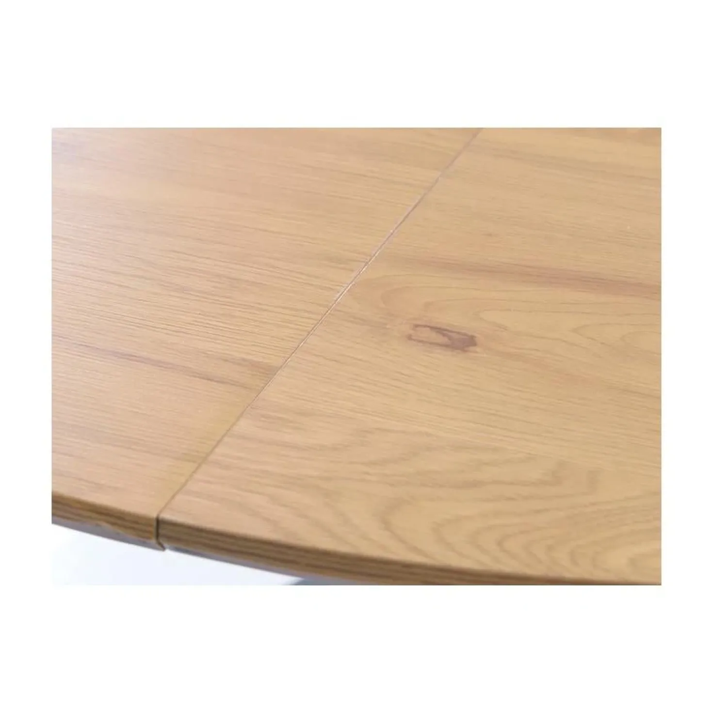 Gerard uitschuifbare ronde eettafel naturel 120-170cm