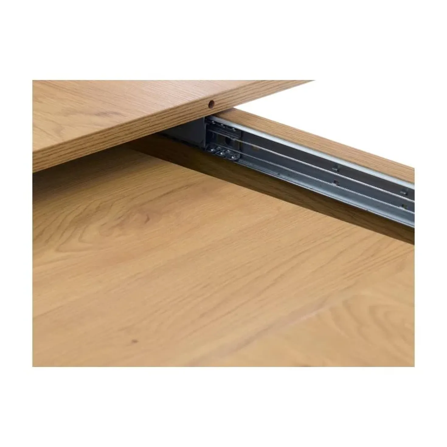 Gerard uitschuifbare ronde eettafel naturel 120-170cm