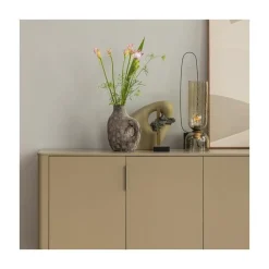 Gigi 1-lichts Tafellamp gehamerd glas naturel 38cm