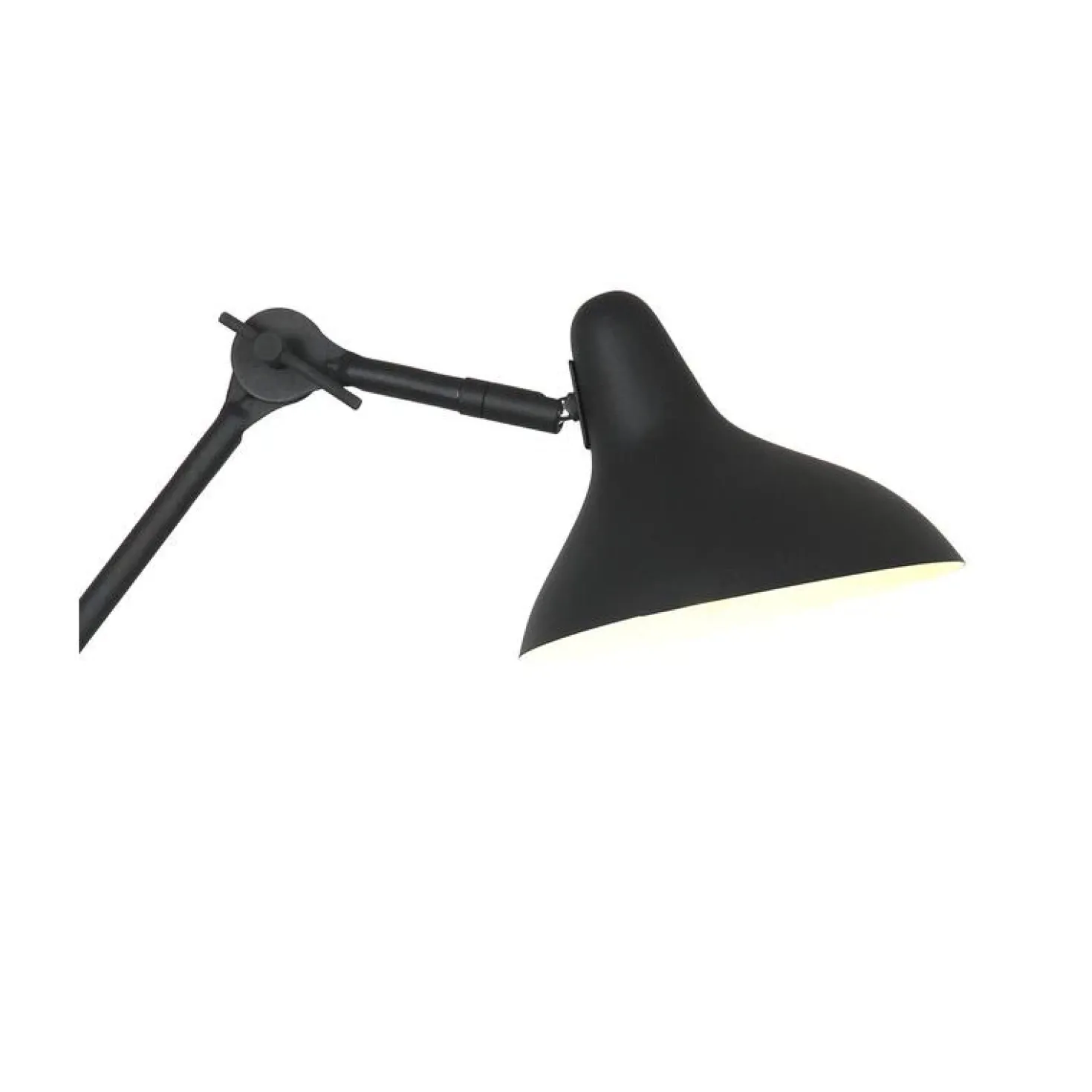 Gijs 1-lichts Bureaulamp Zwart