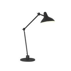 Gijs 1-lichts Bureaulamp Zwart