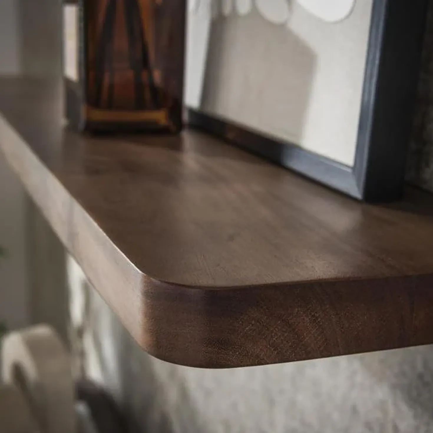 Giorgia Wandplank Acaciahout Bruin 90cm