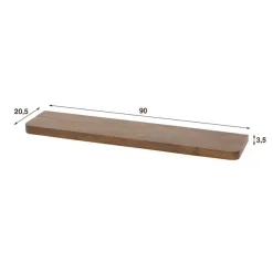 Giorgia Wandplank Acaciahout Bruin 90cm