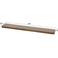 Giorgia Wandplank Acaciahout Bruin 120cm