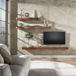 Giorgia Wandplank hoog Acaciahout Bruin 100cm