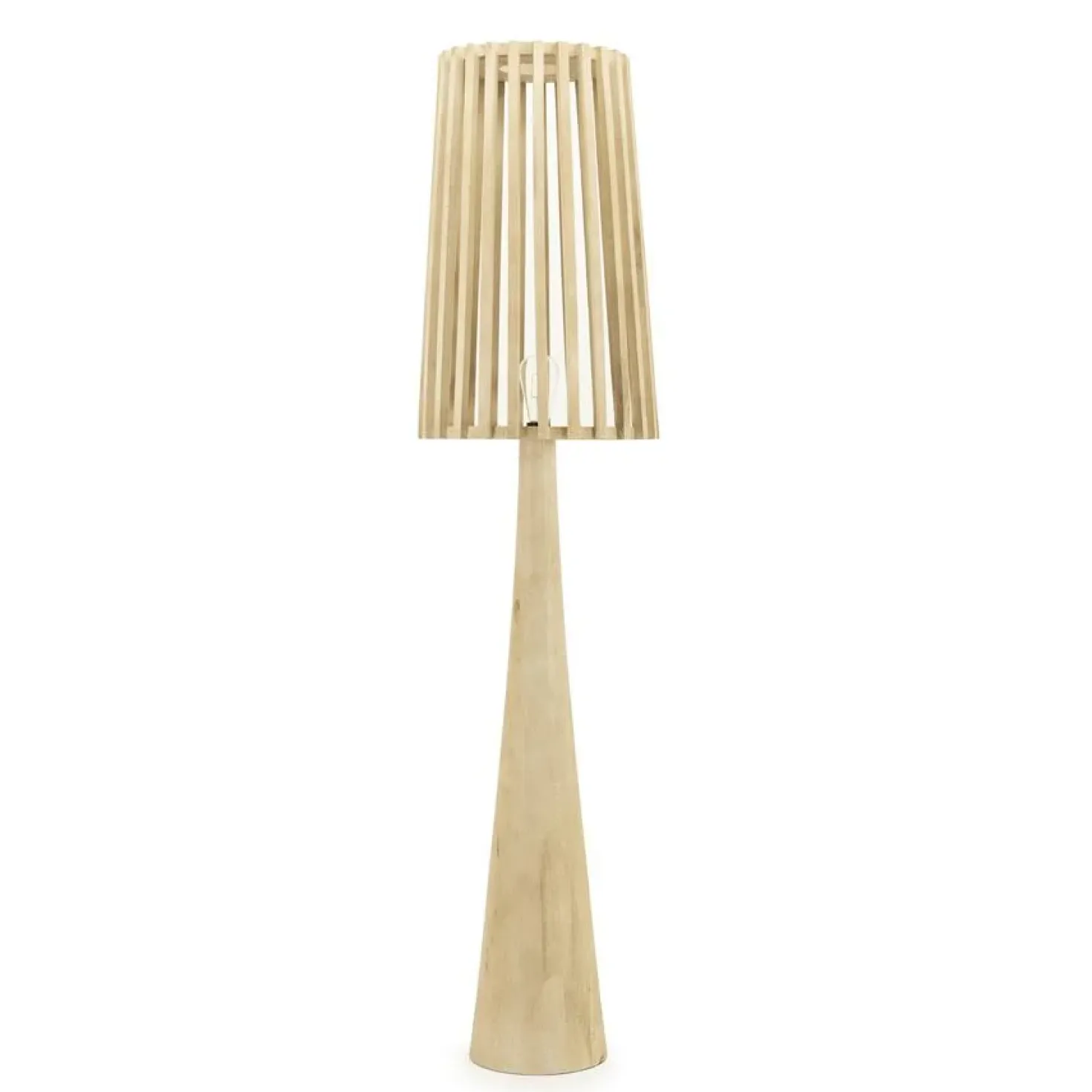 Givo 1-lichts Vloerlamp Naturel