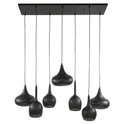 Goldberg 7-lichts Hanglamp Zwart