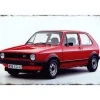 Golf GTI - metalen bord
