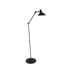 Greta 1-lichts Booglamp Zwart
