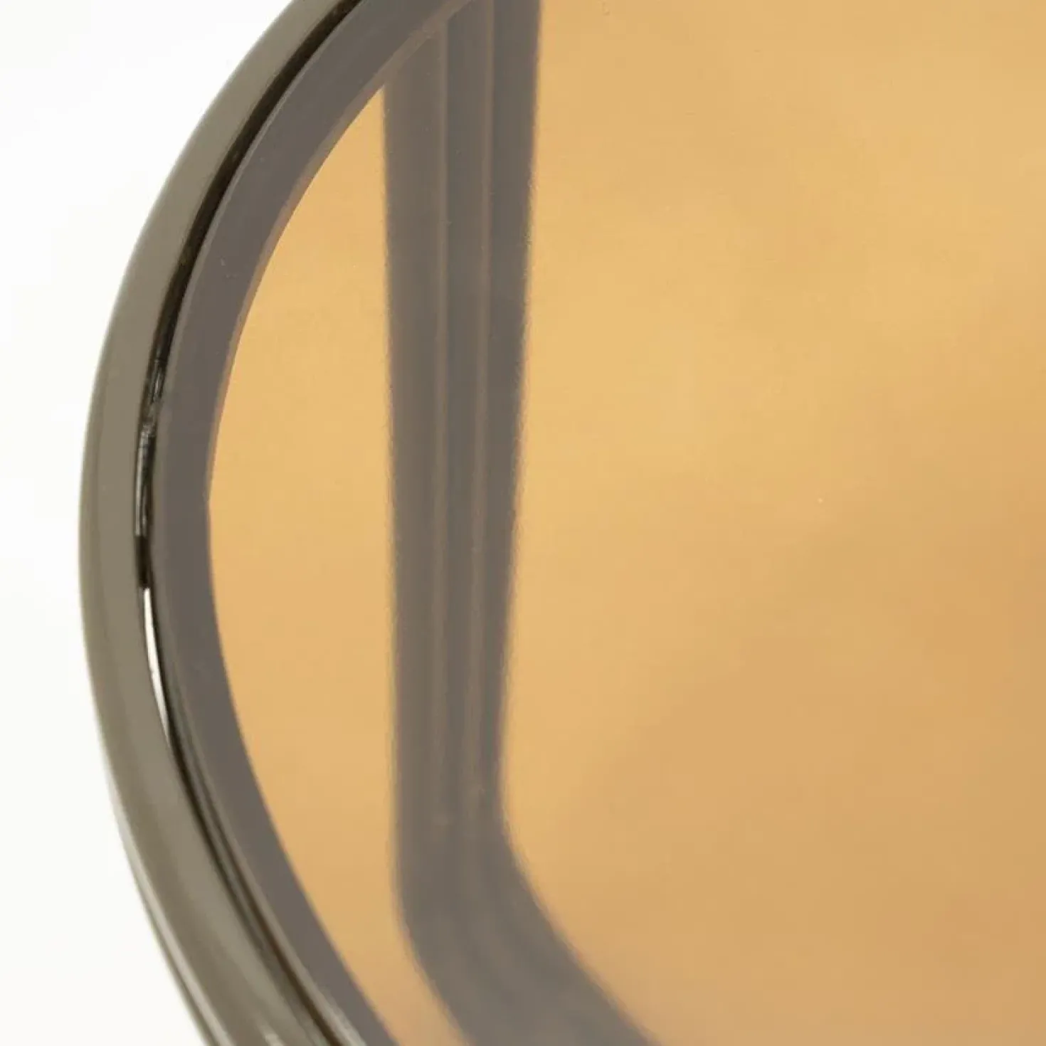 Groovy Bijzettafel rond Bruin 42cm