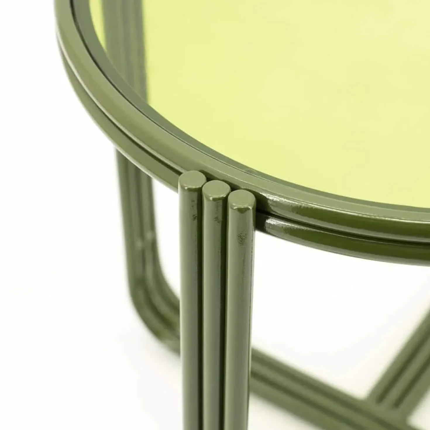 Groovy Bijzettafel rond Groen 42cm