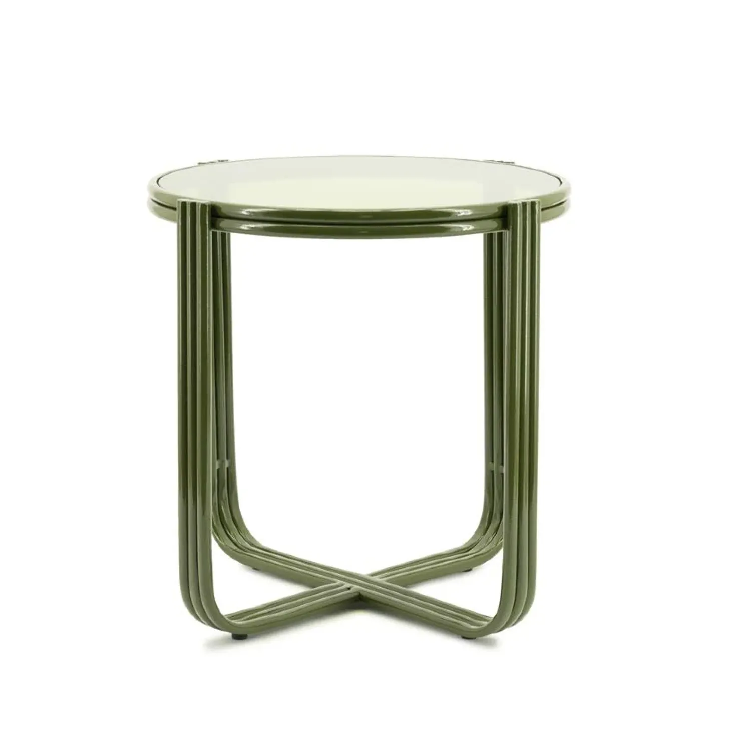 Groovy Bijzettafel rond Groen 42cm