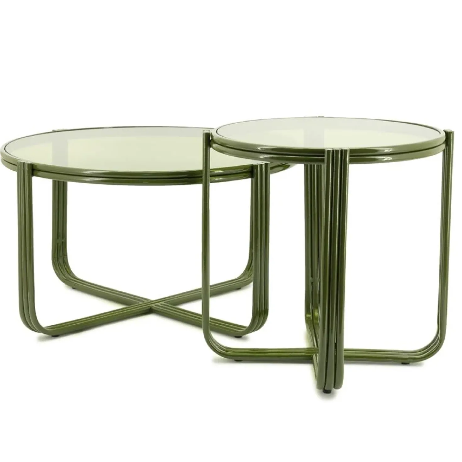 Groovy Salontafel rond Groen 63cm