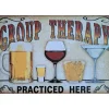 Group Therapy - metalen bord