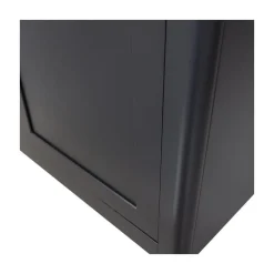 Gunnar Buffetkast grenen matzwart 120 cm
