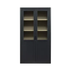 Gunnar Buffetkast grenen matzwart 120 cm