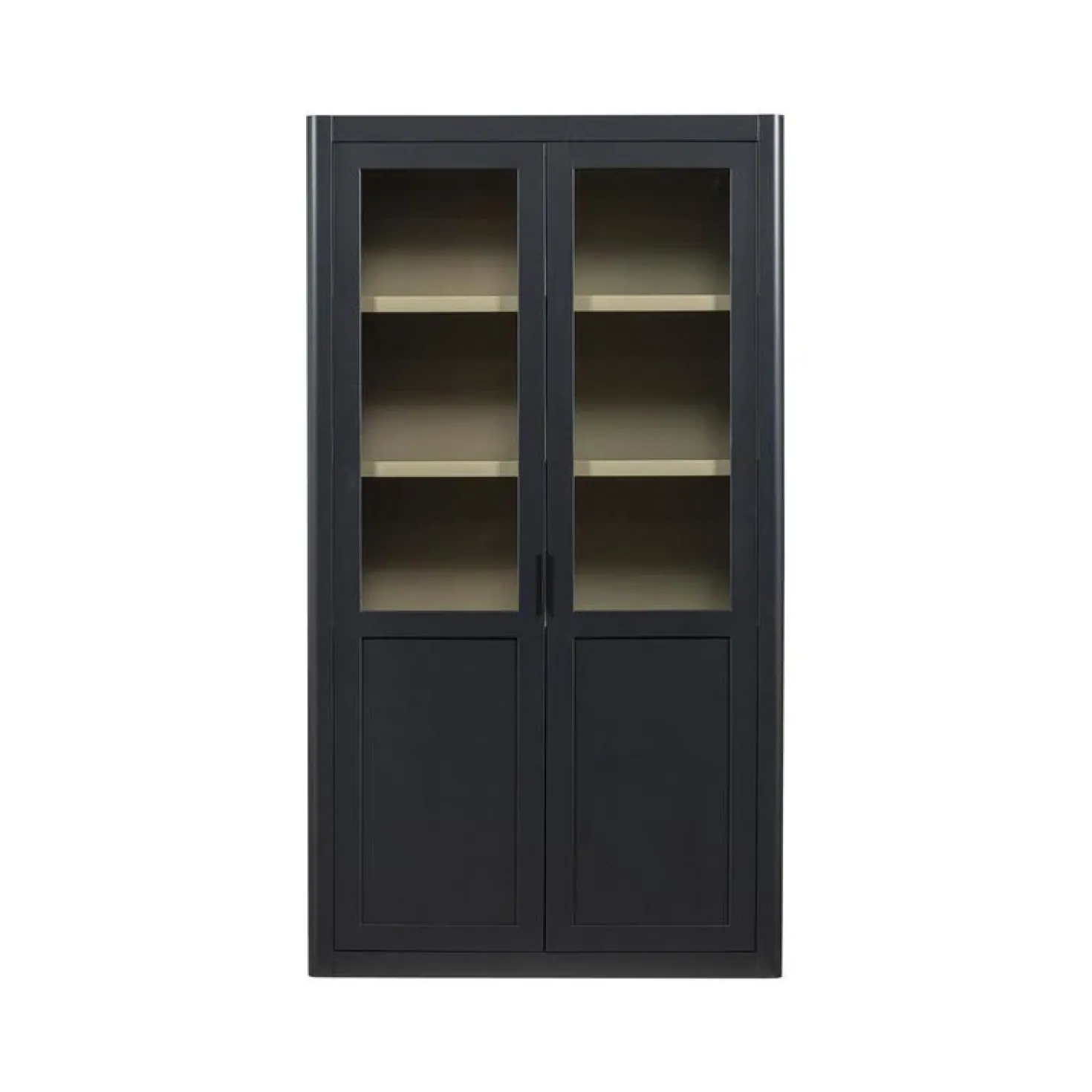 Gunnar Buffetkast grenen matzwart 120 cm
