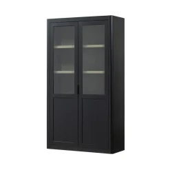 Gunnar Buffetkast grenen matzwart 120 cm