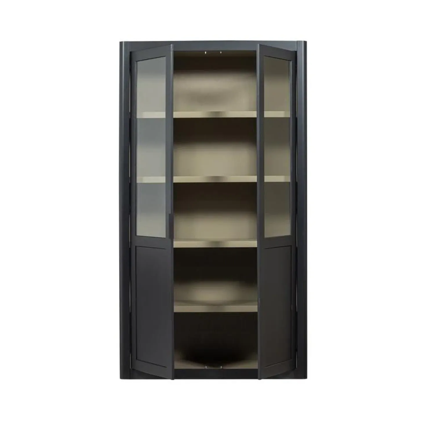 Gunnar Buffetkast grenen matzwart 120 cm