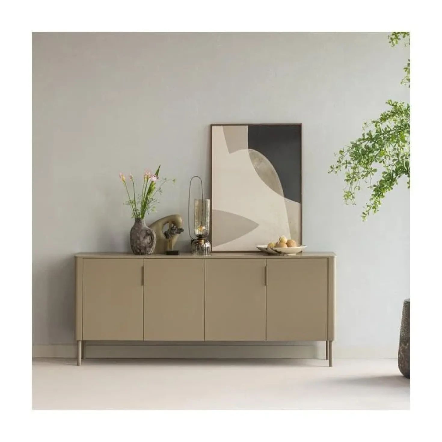 Gunnar Dressoir grenen mud 200 cm