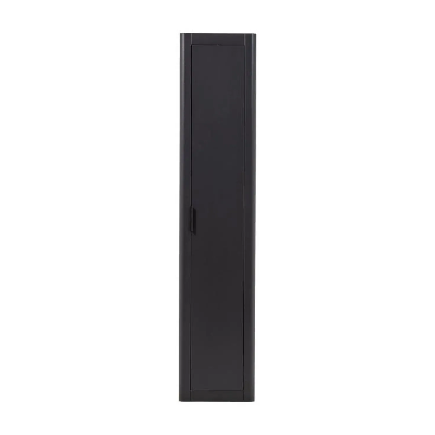 Gunnar Smalle hoge kast grenen matzwart 45 cm