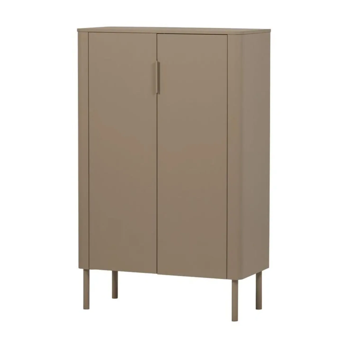 Gunnar Vitrinekast grenen mud 85 cm