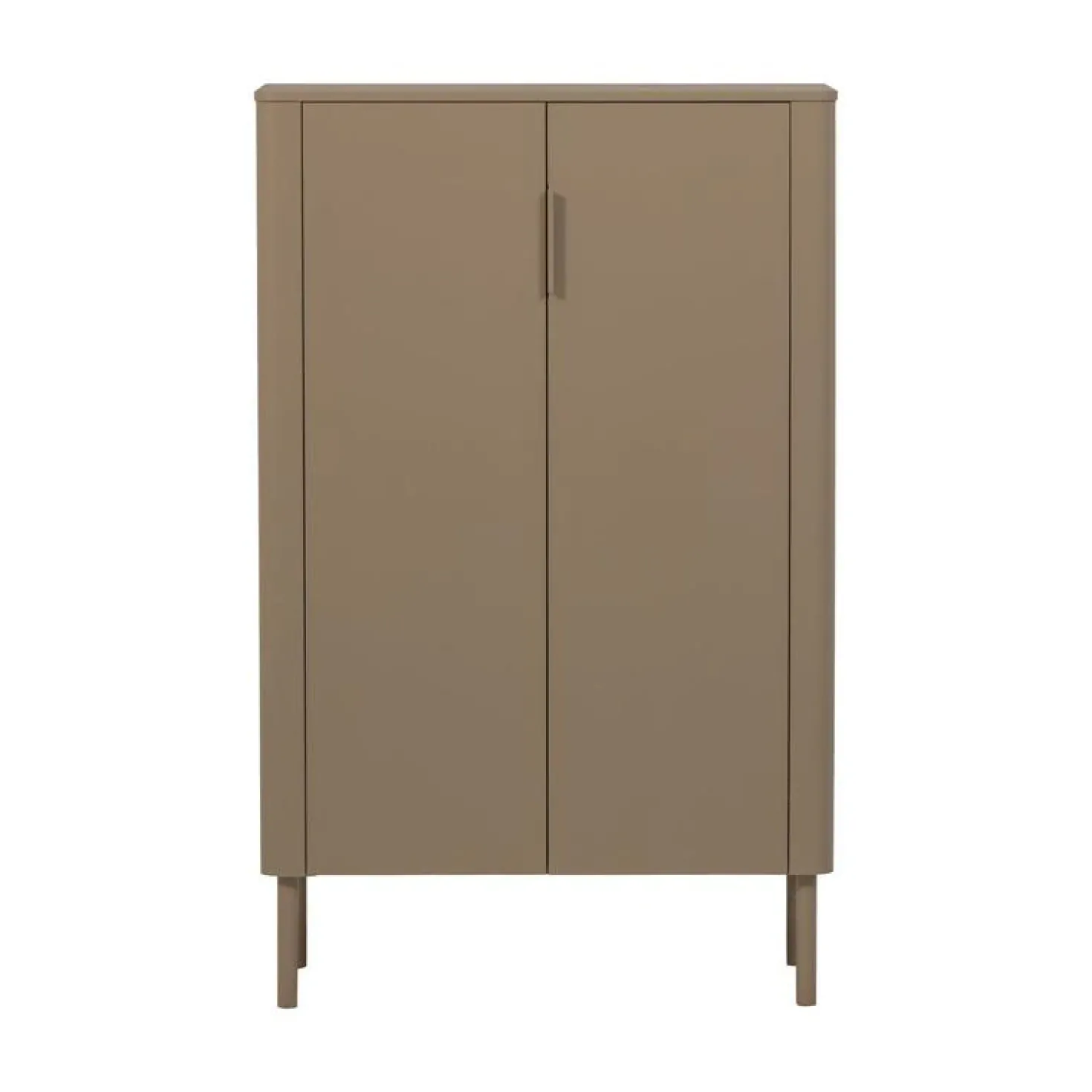 Gunnar Vitrinekast grenen mud 85 cm