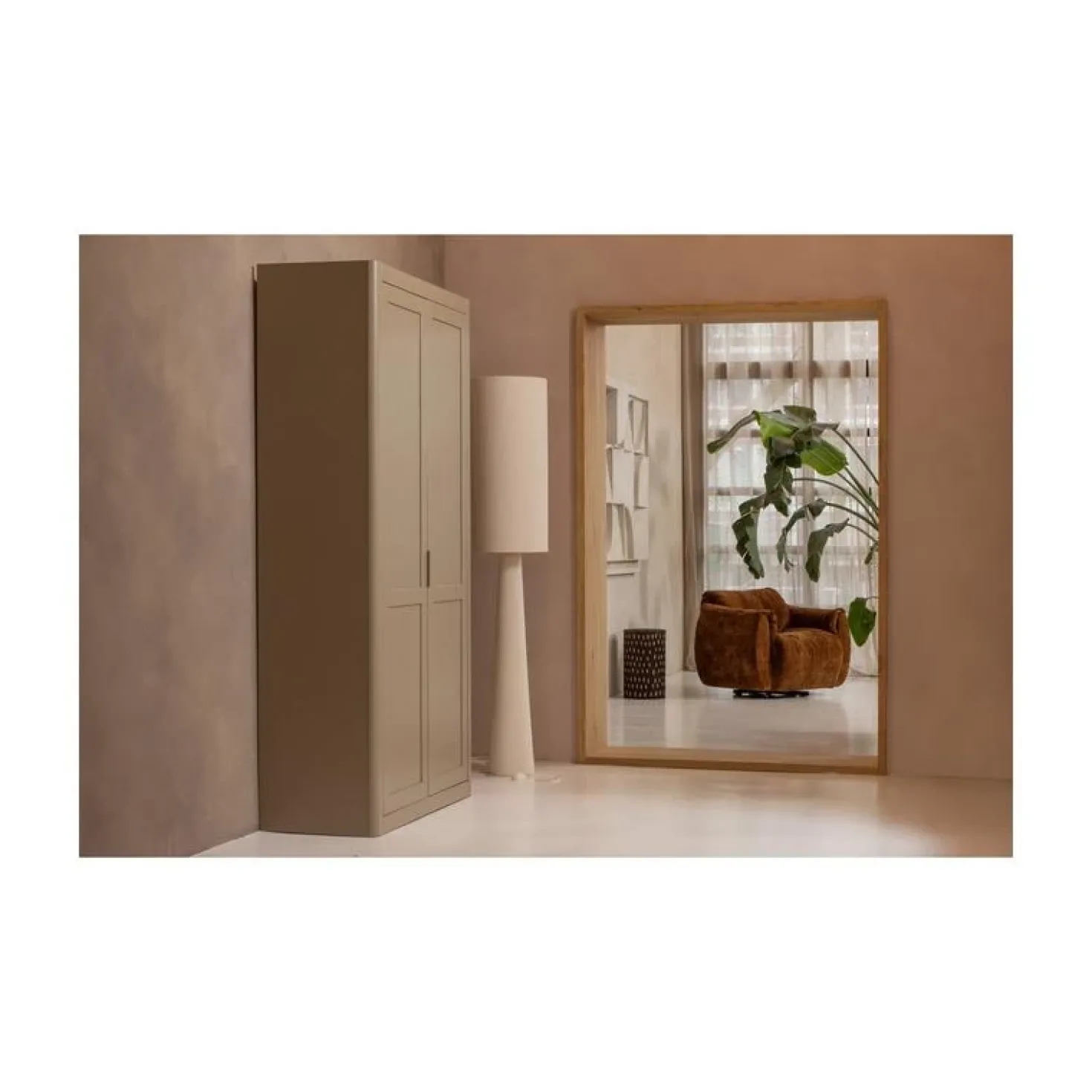 Gunnar Wandkast grenen mud 120 cm