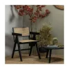 Gunn Eetkamerstoel rattan/hout zwart