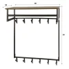 Gustavo Kapstok Hoog 12 haken Bruin 80cm